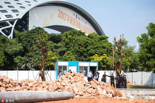 深圳一施工单位违规进行打桩作业，造成深圳11号线某区段接触网设备受损，全线运行停止