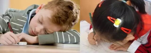 写字时是这样的