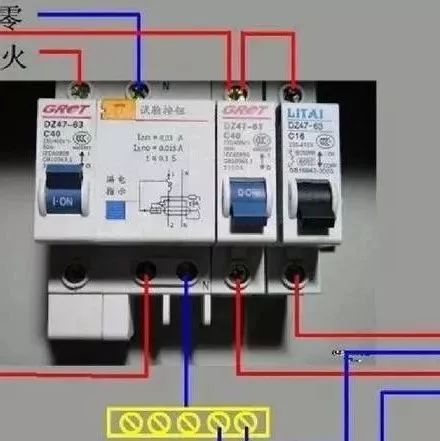 配电箱接线图讲解 配电箱系统图