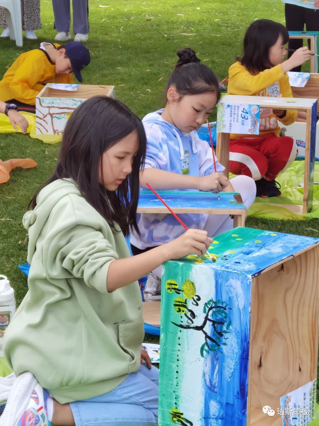 春光明媚时，国王公园处与蜜蜂的一场甜蜜约会，2022澳大利亚第二届可瑞比杯少儿故事画大赛（组图） - 8