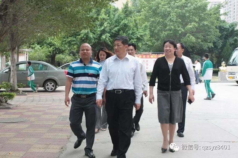 宁夏盐池党政考察团到泉州第十一中学考察结对共建工作