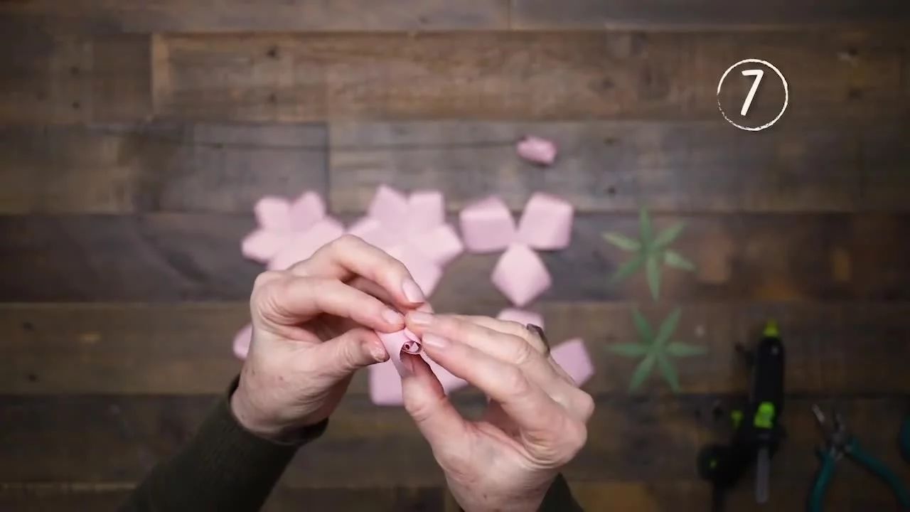 花是怎么做的