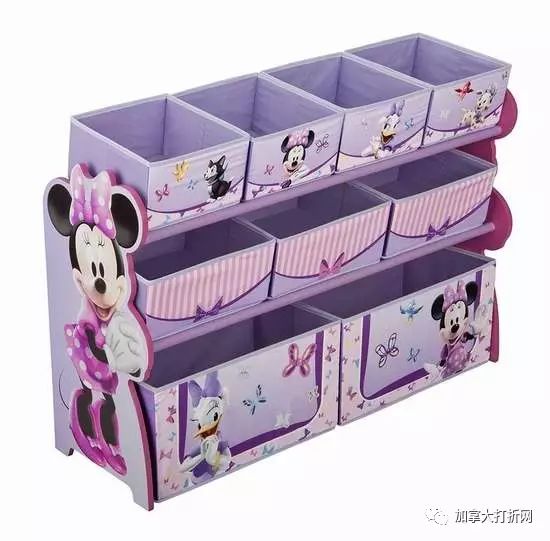 迪士尼3d卡通儿童床,豪华儿童玩具收纳架 史低价特卖!