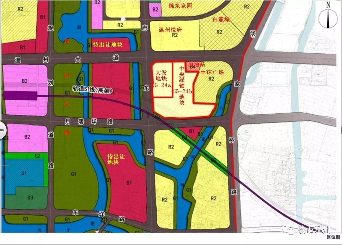 中央绿轴大发地王地块隔壁,宏地悦府对面拟规划小学和幼儿园,南浦实验