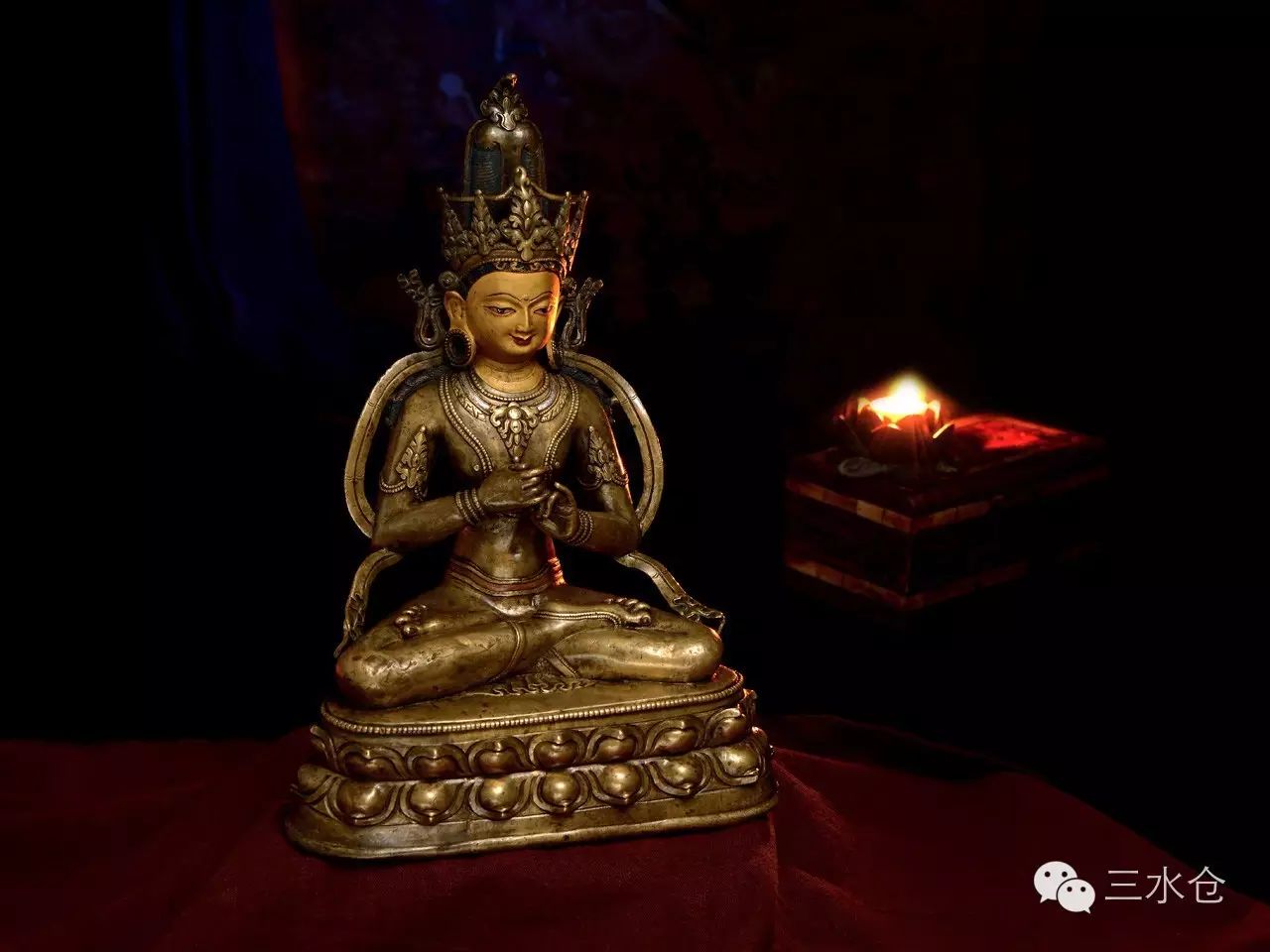 在藏传佛教中 大日如来主要有三种造型最为常见