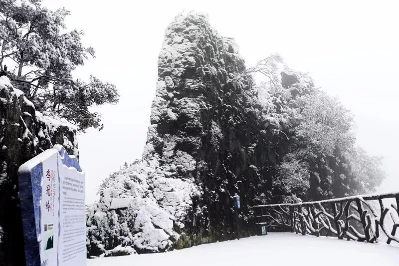 融雪之前 来武陵山大裂谷跟大雪来场亲密接触吧！