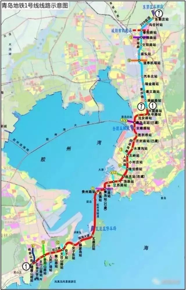 青岛地铁13号线全线送电成功!1号线过海段年底全贯通!