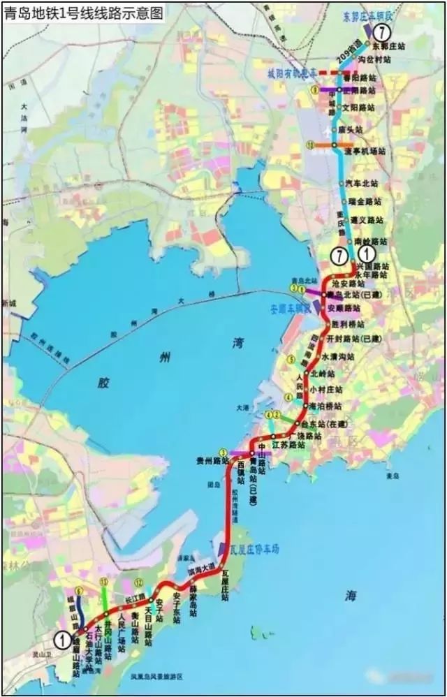 青岛财经网 青岛地铁13号线全线送电成功!1号线过海段年底全贯通!