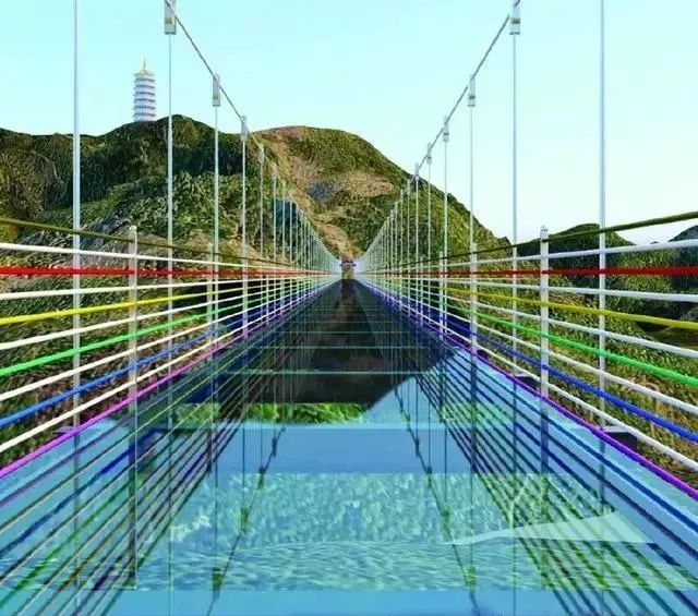 刺激!武汉周边将出现一座3d动态玻璃桥,"十一"前有望竣工!