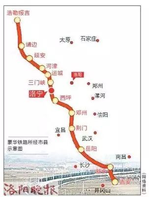 该铁路洛阳段位于洛宁县故县镇境内,全长9.