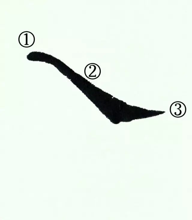 《礼器碑》中横、竖、撇、捺的写法