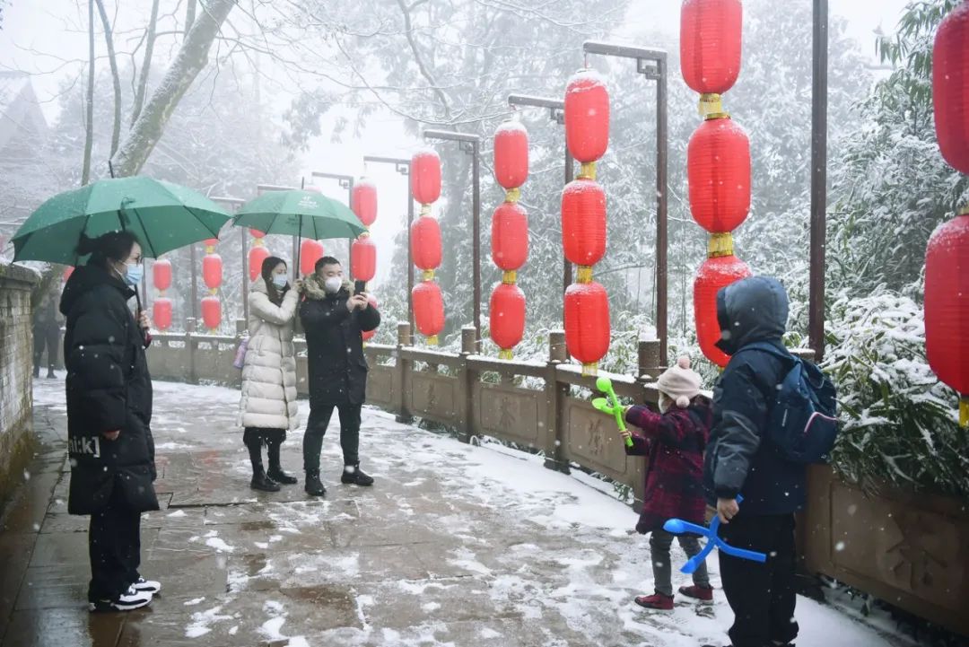 浓浓年味配美美雪景这些雅安雪景图哪张让你心动了