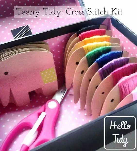 【毛線手工】十字繡剩餘的線，幼師這樣用，簡直太機智了 親子 第7張