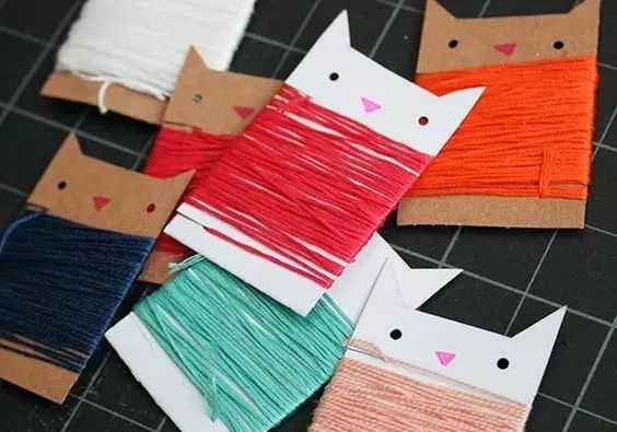 【毛線手工】十字繡剩餘的線，幼師這樣用，簡直太機智了 親子 第10張