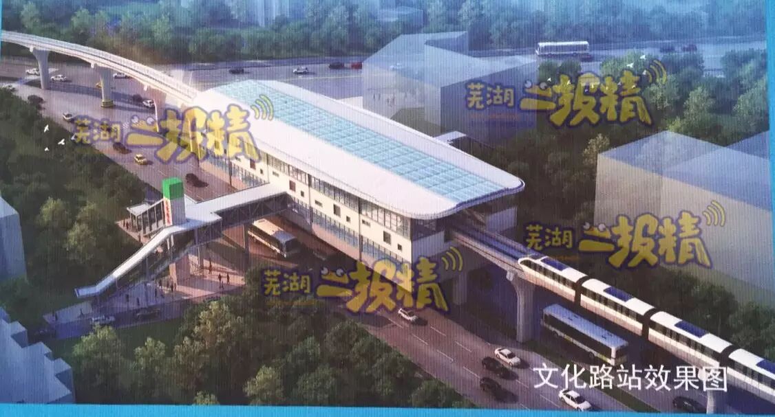 芜湖轨道交通1、2号线12.24开工！沿途车站、桥梁工程......效果