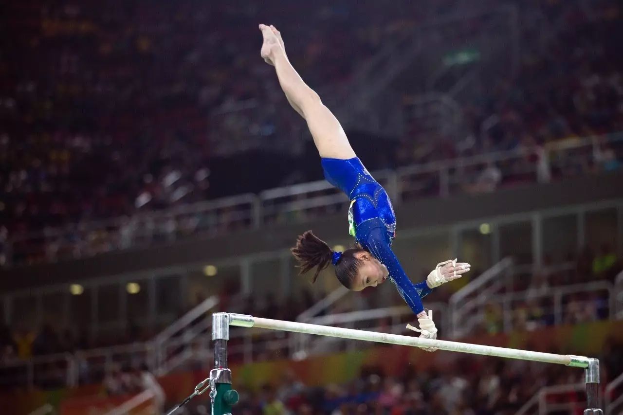 2016里约奥运会体操女子高低杠决赛,商春松获第五.