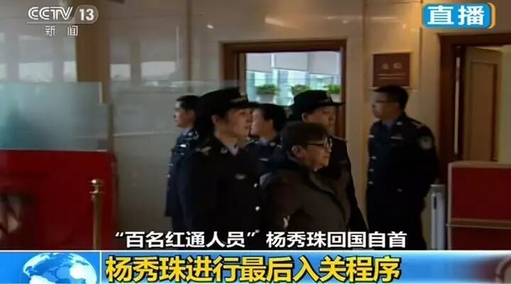 “百名红通”头号嫌犯杨秀珠回国投案 背景大起底