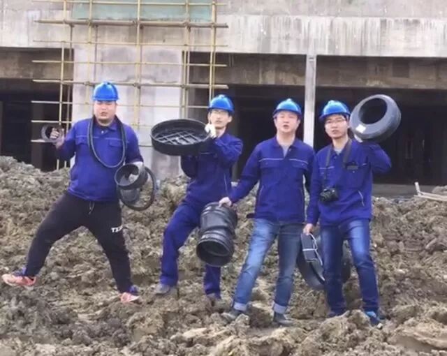 合肥大圩金葡萄家園雨污水塑料檢查井工程