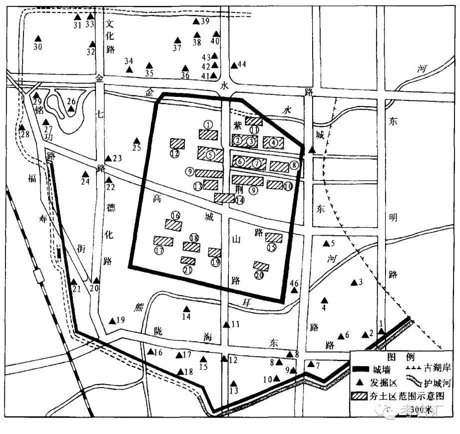 郑州商城平面图