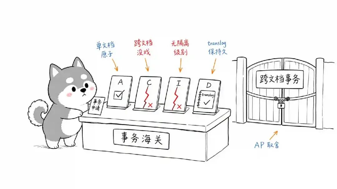 ES 事务限制