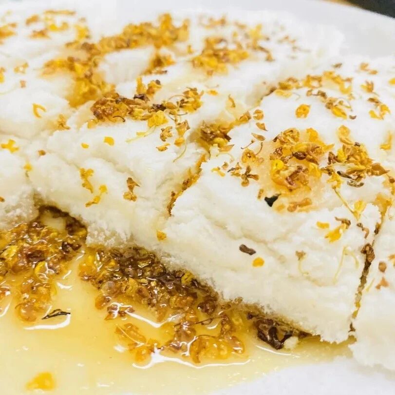 素食糕点 | 三色椰汁糕、传统桂花糕，好吃甜点，健康不发胖！