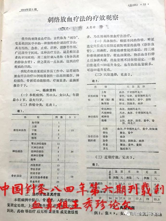 【王秀珍家族针灸刺血门诊学习通知】马永祥(王秀珍)九月针灸刺血师带