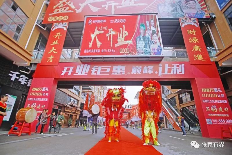 张家界国际建材城开业庆典:明星助阵,盛大起航!