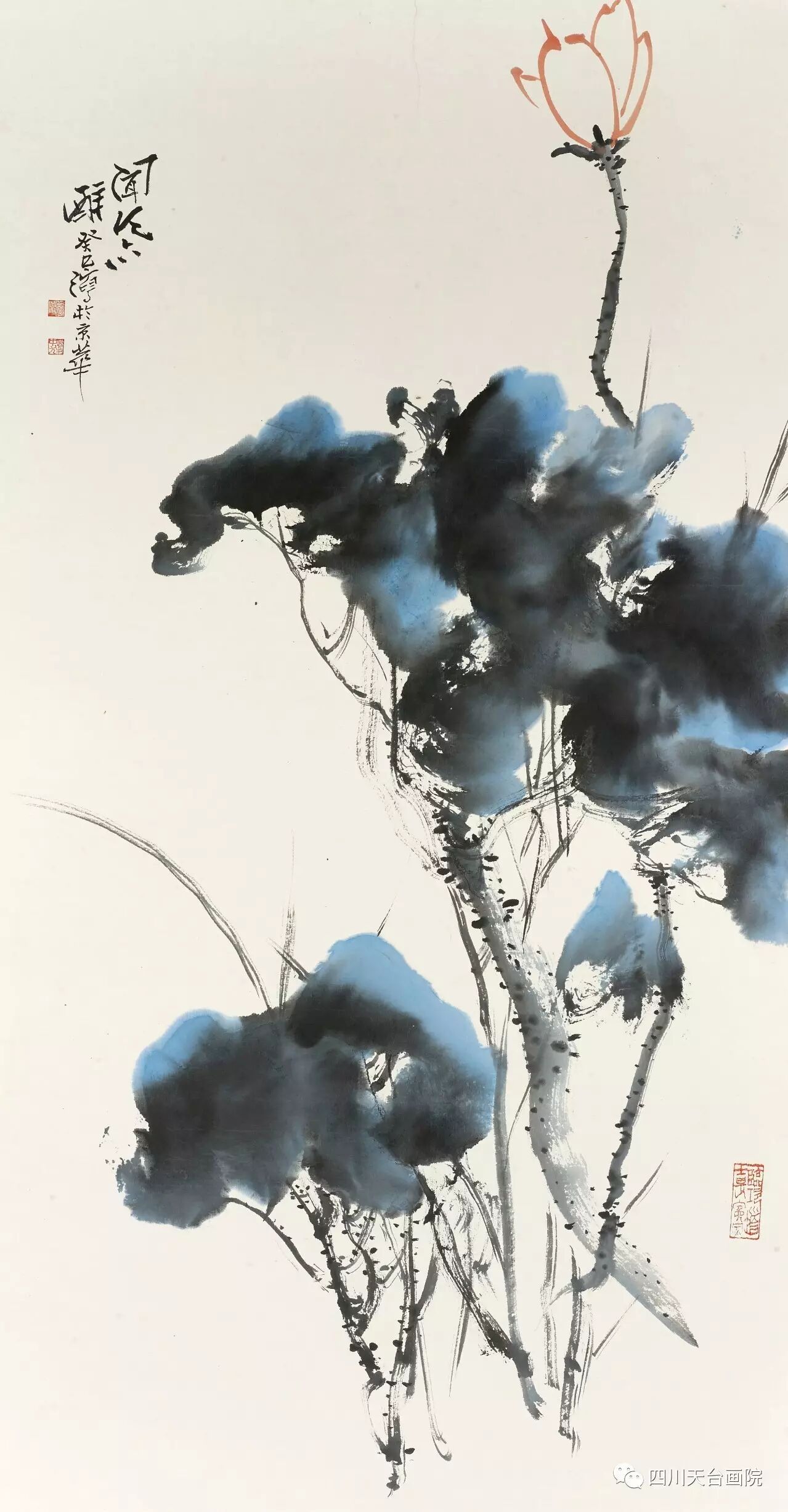 探究瀕臨失傳之畫種“沒骨水墨山水”