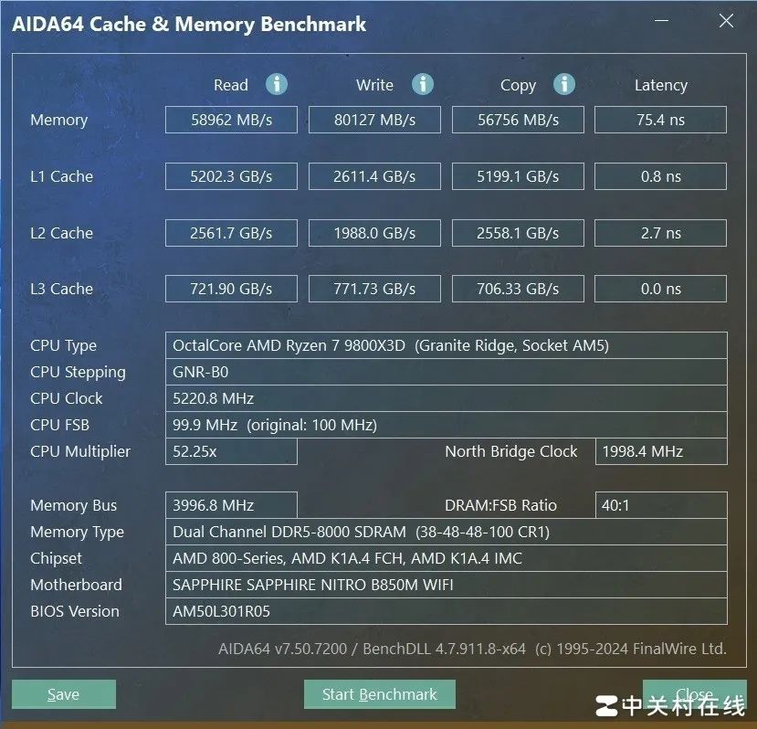 蓝宝石NiTRO+ 氮动 B850M WIFI主板评测 新时代3A平台大成