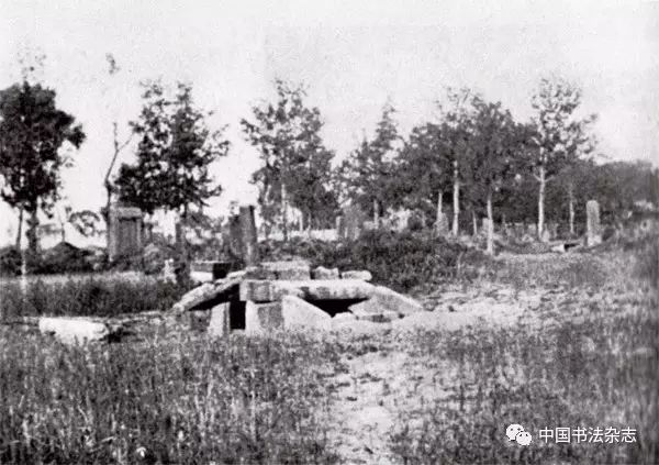 1908年8月桑原骘藏拍摄的朱鲔石室