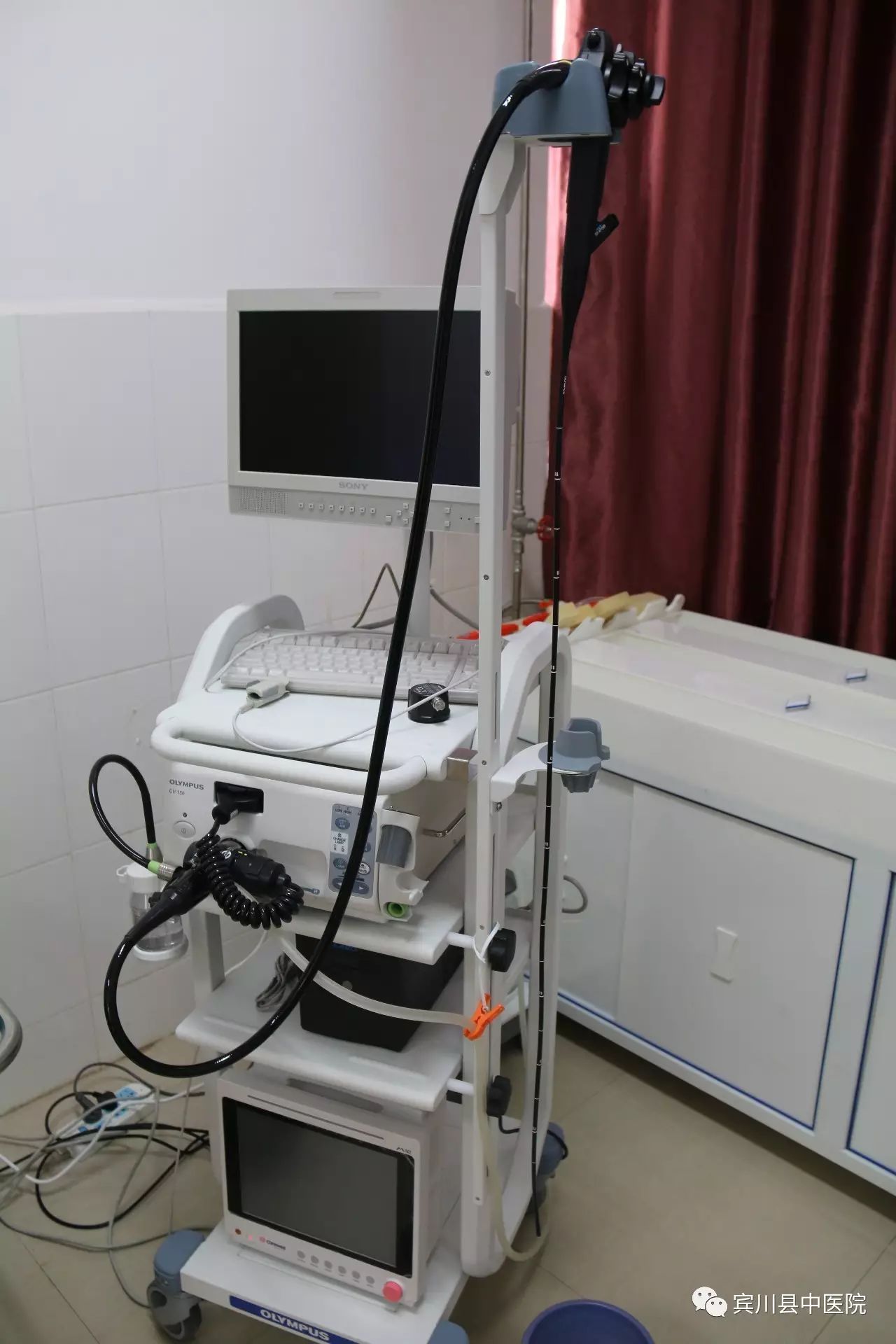 县中医院新引进的奥林巴斯cv—150电子经鼻胃镜