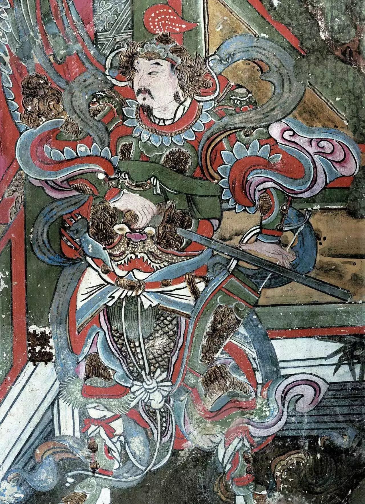 山西古代壁画―汾阳圣母庙
