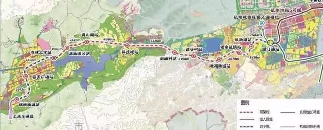 预计2019年下半年建设完成 城际铁路临安线 始于杭州地铁5号