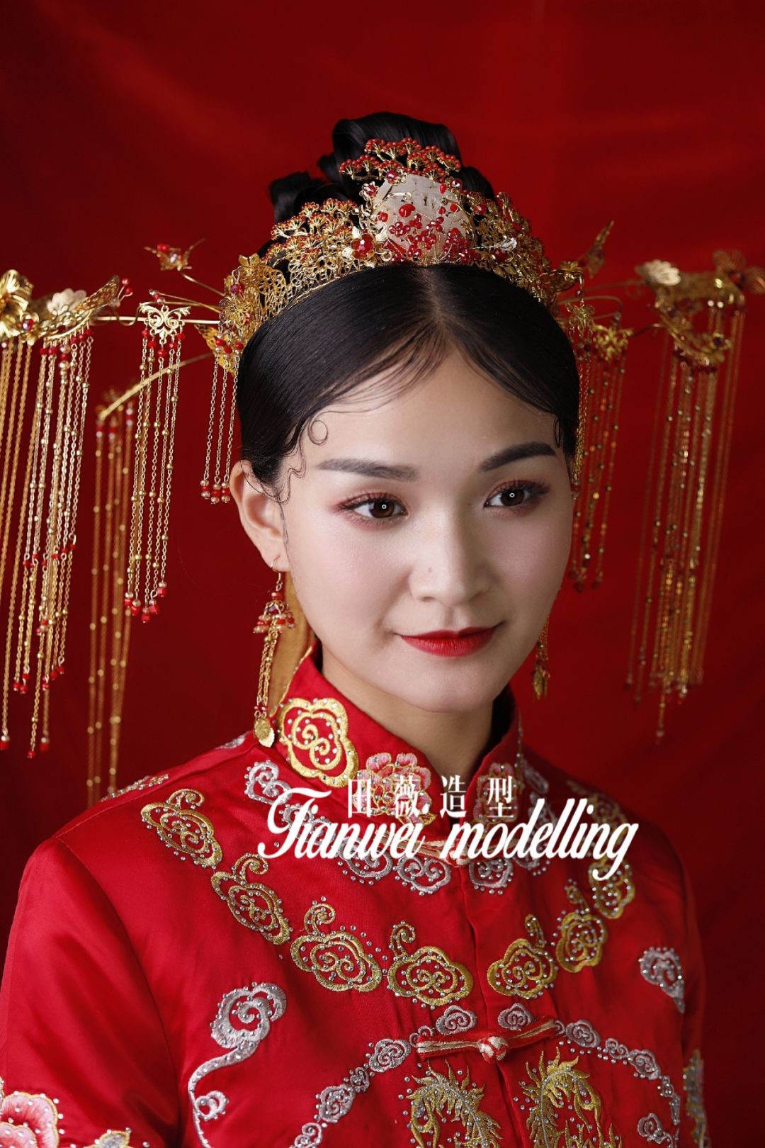 中式婚礼新娘造型分享