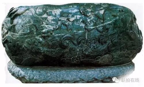 白玉 和田青白玉 独角瑞兽 清代