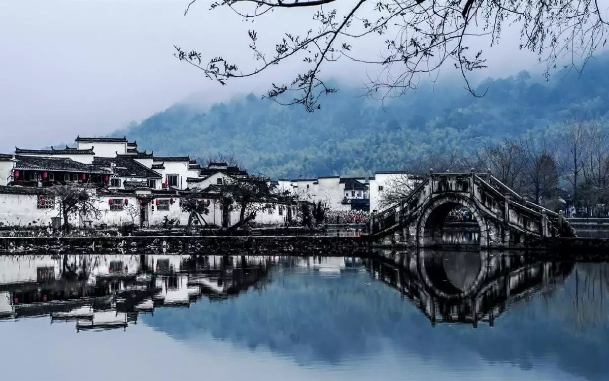 水墨画一般的徽州,1987年改名"黄山市".