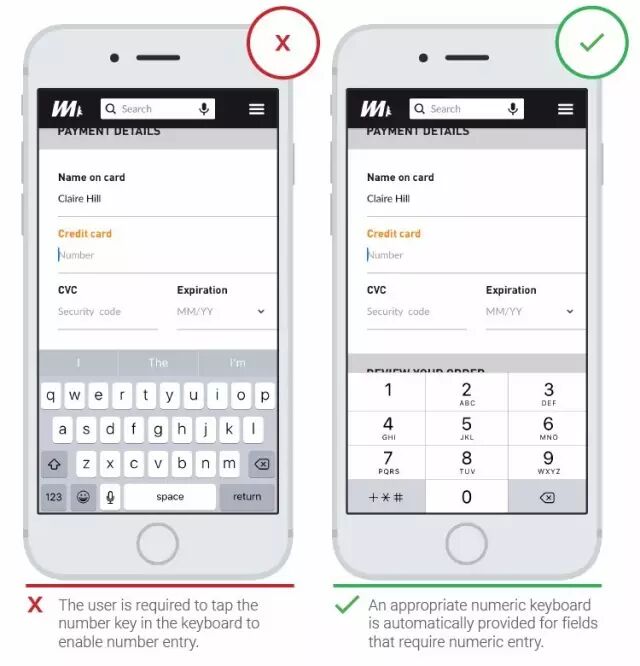 移动应用设计：注册和表单
