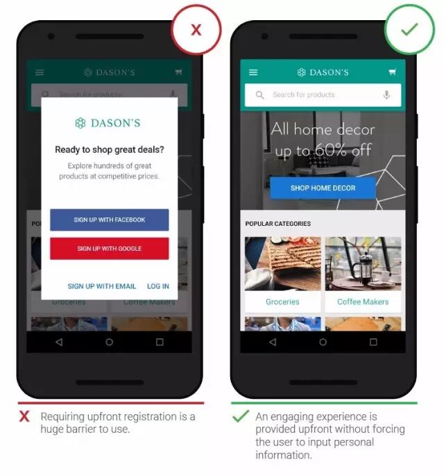 移动应用设计：注册和表单