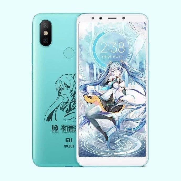 小米6X初音未来版曝光:6+64GB 2099元