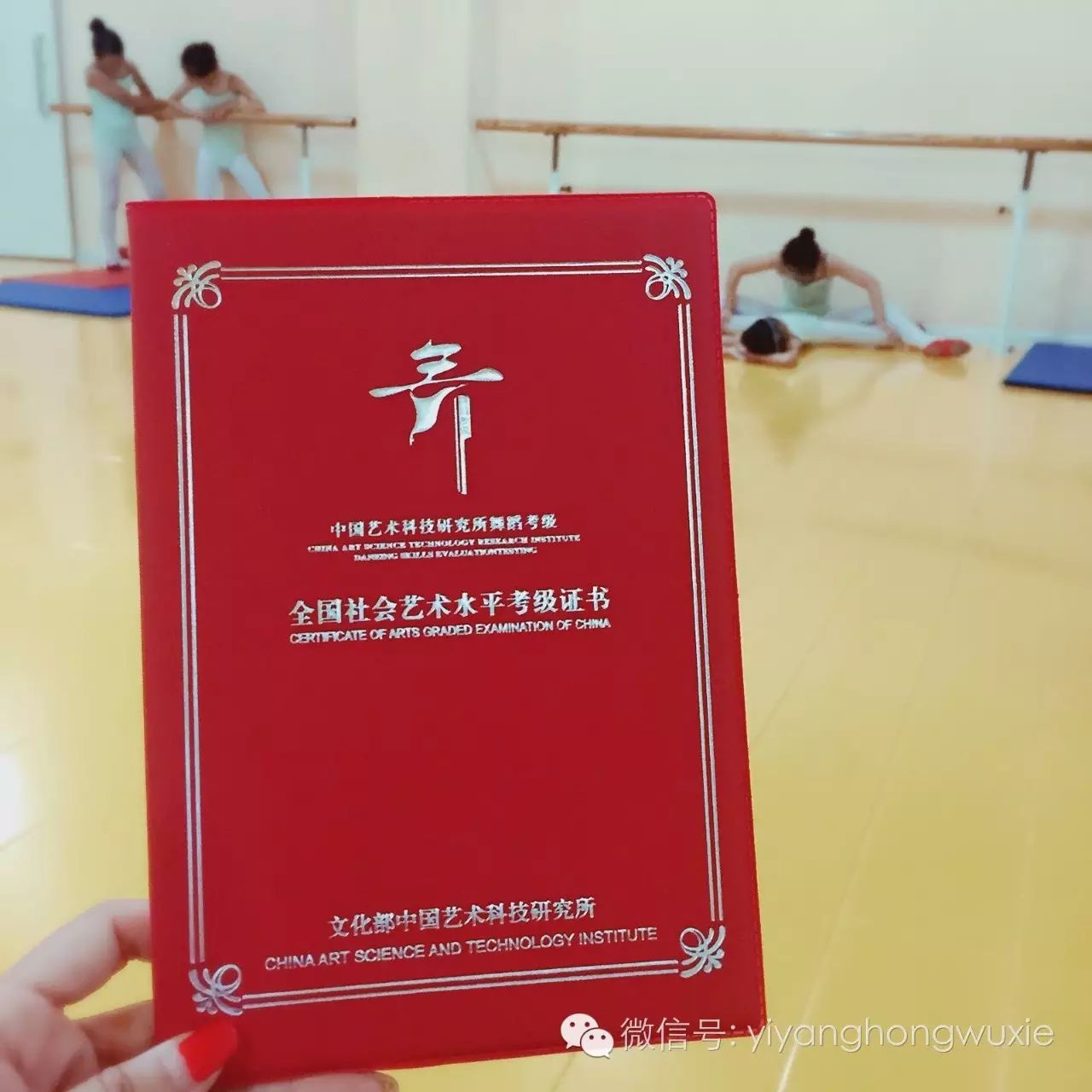 红舞鞋2016中国民族民间琦琦芭蕾教材考级证书颁发一份耕耘一份收获