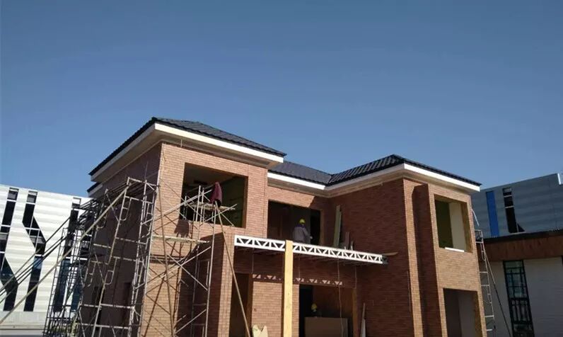 长兴钢构集团之三五建科制造的3D轻钢别墅