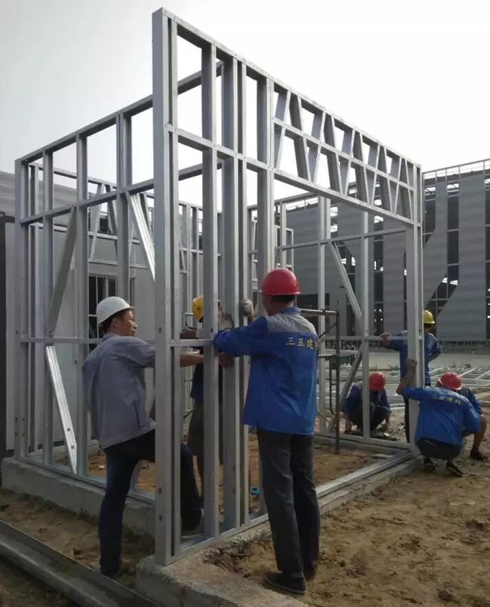 长兴钢构集团之三五建科制造的3D轻钢别墅