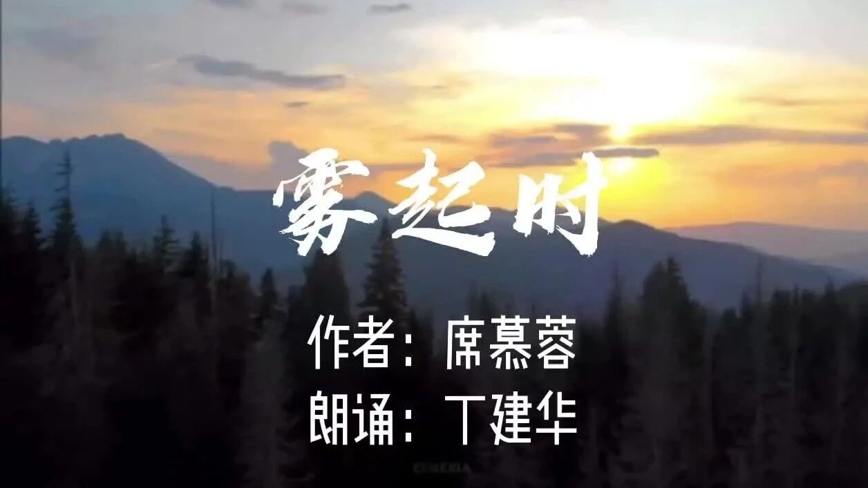 看更多精彩，点击上方“东篱馨声”关注推荐阅读👉席慕蓉：初相遇⭐席慕蓉：雾起时，我在你怀里-1