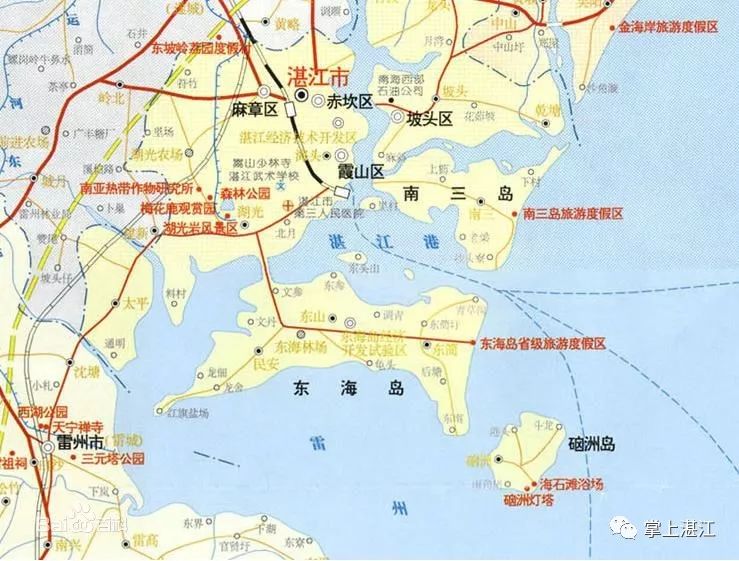 东海岛铁路为湛江钢铁基地和中科炼化项目的配套工程项目,东海岛