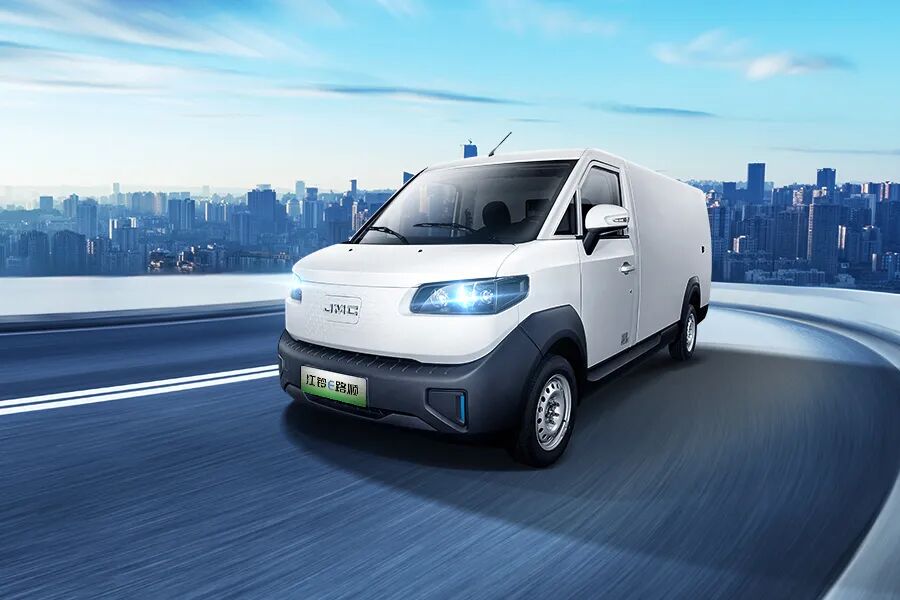 江铃E路顺，城市绿色物流新选择！顺心装、顺心跑、顺心达、顺心赚