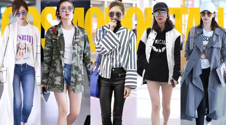 江疏影穿迷彩成了情怀,你还不肯放开衬衣的手?