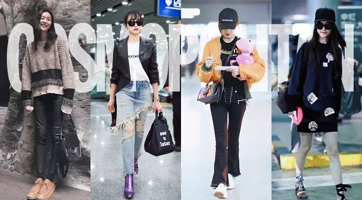 高圆圆唐嫣中毒了!毒名双肩包