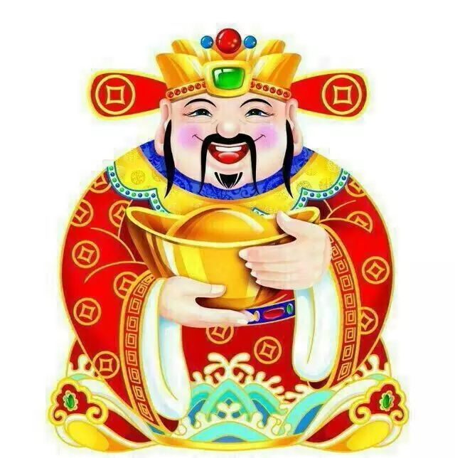 今天财神节,快来接财神了.-来自微信公众号随手拍-.