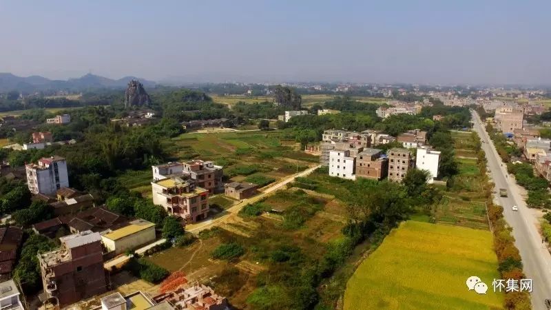 航拍怀集第三站:走进怀集新农村-梁村花石村.