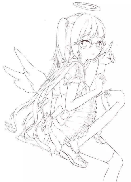 线描卡通也是种基本功,宫崎骏扎根于这种技巧 .